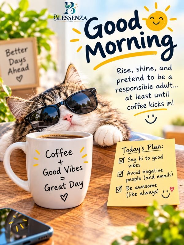 Funny and Lighthearted Good Morning Messages