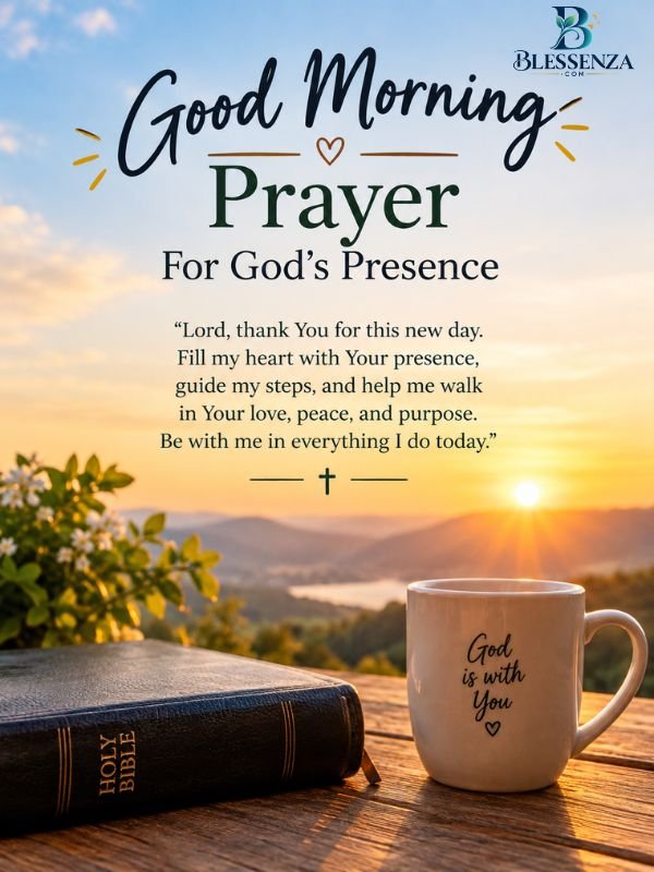 Good Morning Prayer Quotes For Gods Presence