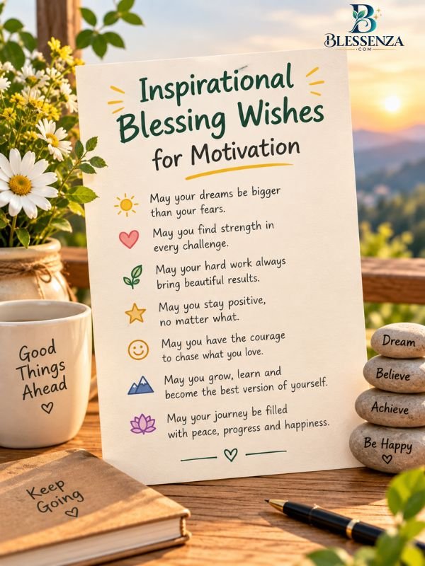 Inspirational Blessing Wishes for Motivation