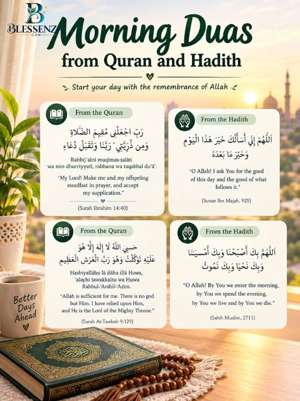 Morning Duas from Quran and Hadith