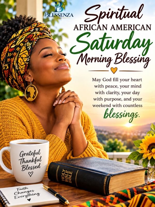 Spiritual African American Saturday Morning Blessings