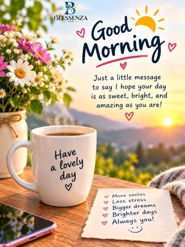 Sweet Good Morning Message for a Friend