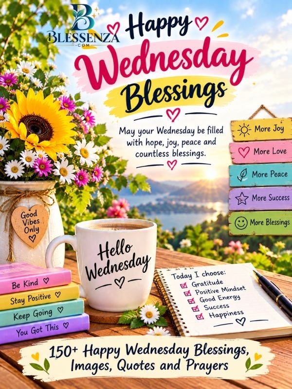 150+ Happy Wednesday Blessings Images, Quotes and Prayers