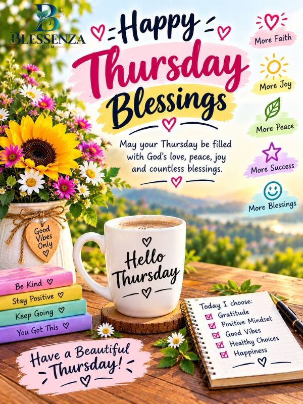 160+ Beautiful Thursday Blessings, Images, Wishes and Quotes