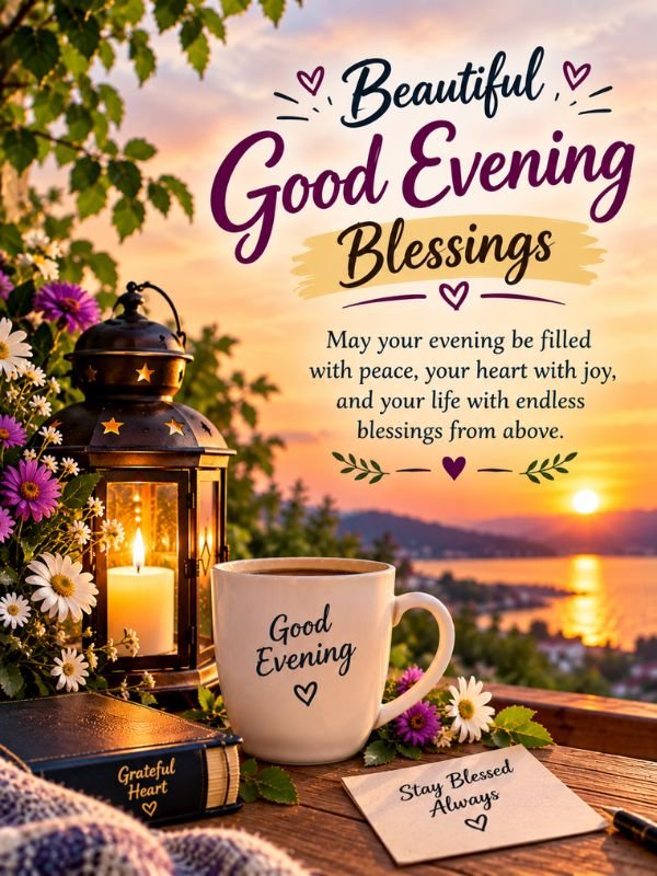 Beautiful Good Evening Blessings