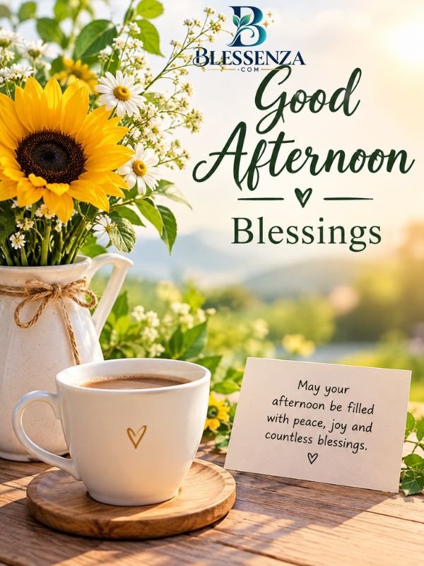 Elegant Good Afternoon Blessings