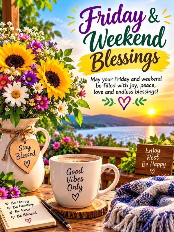 Friday & Weekend Blessings Images and GIFs