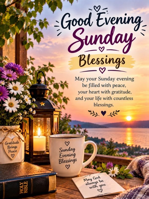 Good Evening Sunday Blessings
