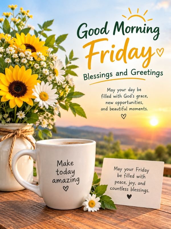 Good Morning Friday Blessings and Greetings