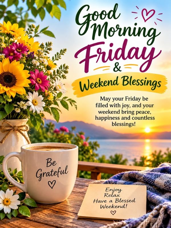 Good Morning Friday & Weekend Blessings