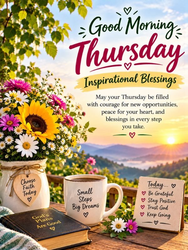 Good Morning Thursday Inspirational Blessings