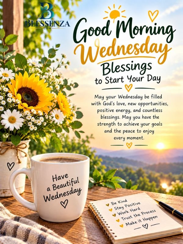 Good Morning Wednesday Blessings to Start Your Day
