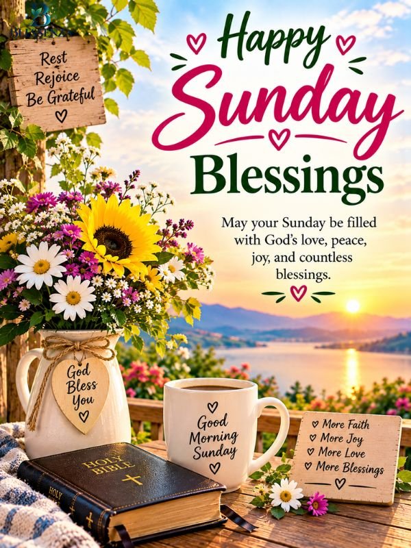 Happy Sunday Blessings Images