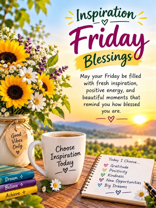 Inspiration Friday Blessings
