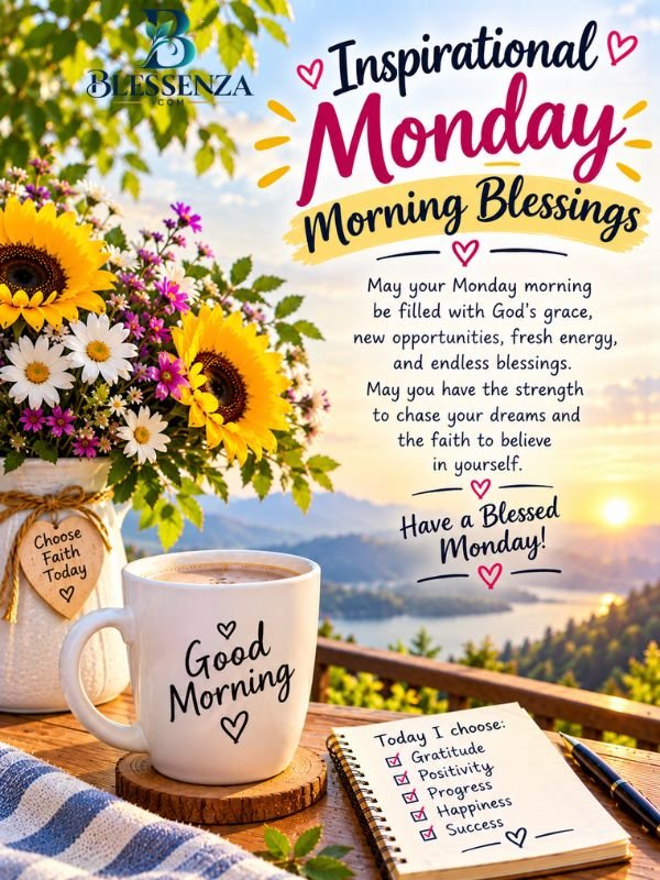 Inspirational Monday Morning Blessings