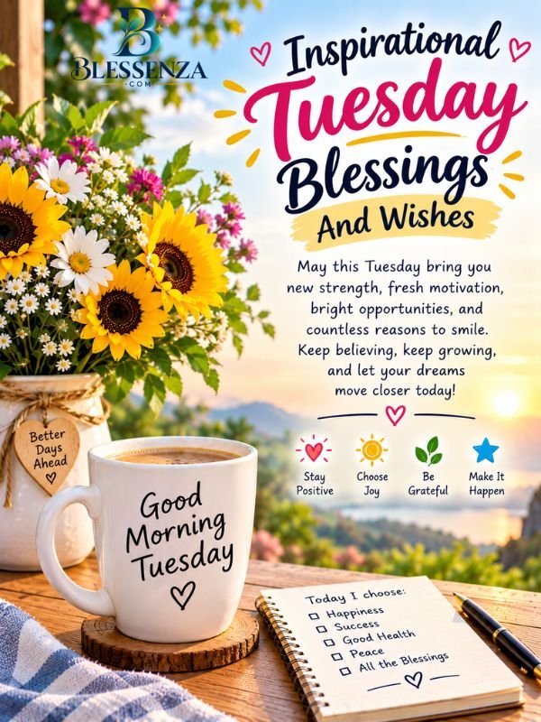 Inspirational Tuesday Blessings And Wishes