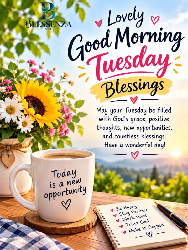 Lovely Good Morning Tuesday Blessings