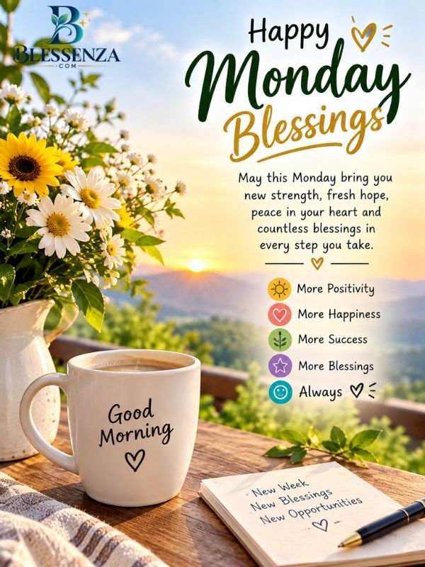 Monday Blessings Images and Quotes