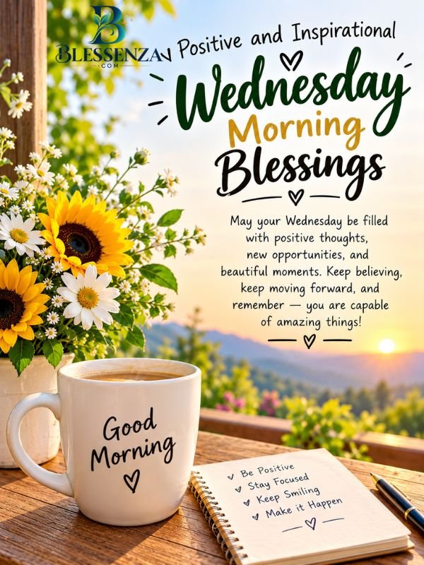 Positive and Inspirational Wednesday Morning Blessings