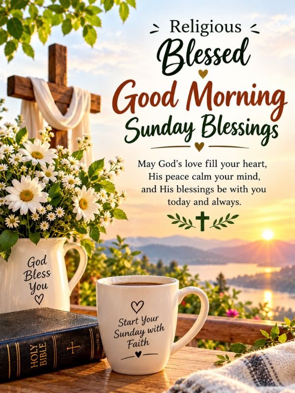 Religious Blessed Good Morning Sunday Blessings