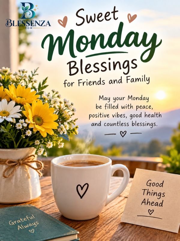 Sweet Monday Blessings for Friends and Family