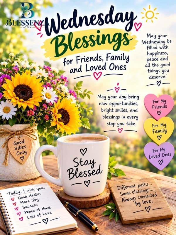 Wednesday Blessings Images for Friends, Family and Loved Ones