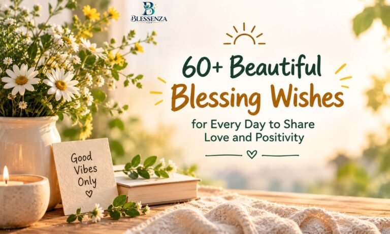 60+ Beautiful Blessing Wishes for Every Day to Share Love and Positivity