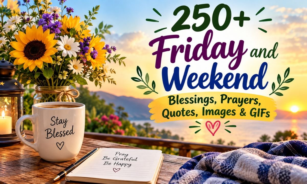 250+ Friday and Weekend Blessings, Prayers, Quotes, Images & GIFs