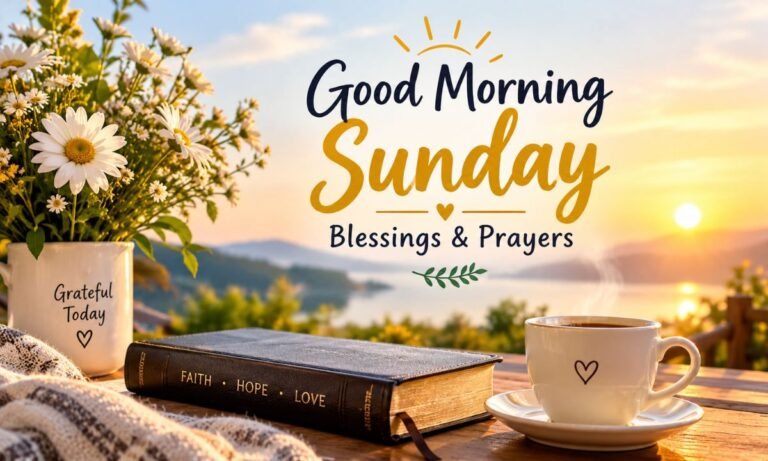 80+ Good Morning Sunday Blessings & Prayers